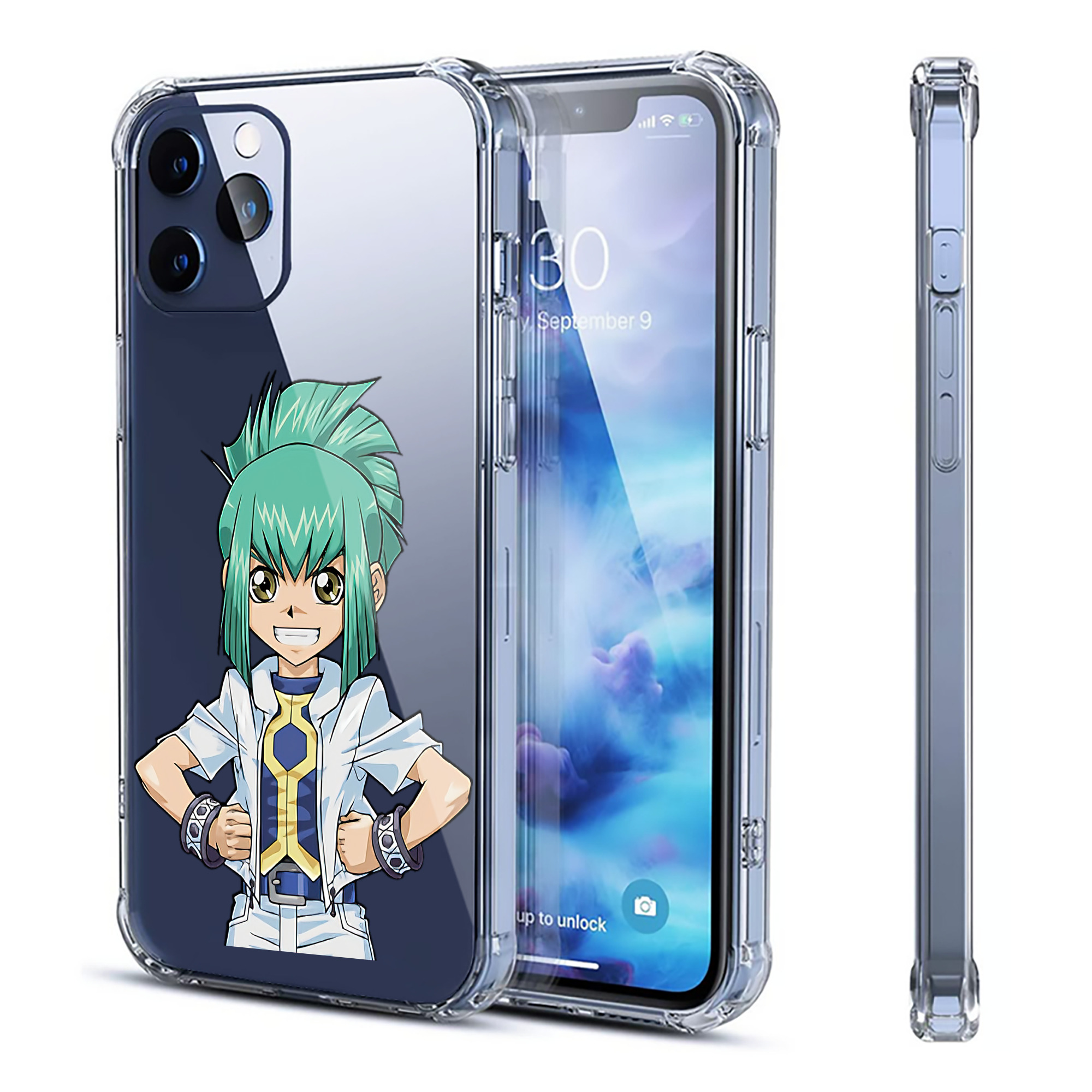（画像用） 遊☆戯☆王 Yu-Gi-Oh! 【iPhone 12シリーズ対応】透明スマホケース（クリアソフトケース）